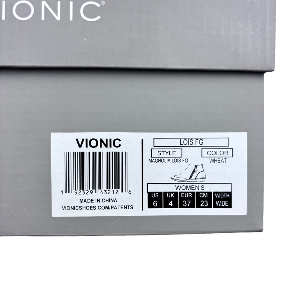NWT Vionic Magnolia Lois Full Grain Chukka Bootie 6 WIDE - Picture 12 of 13